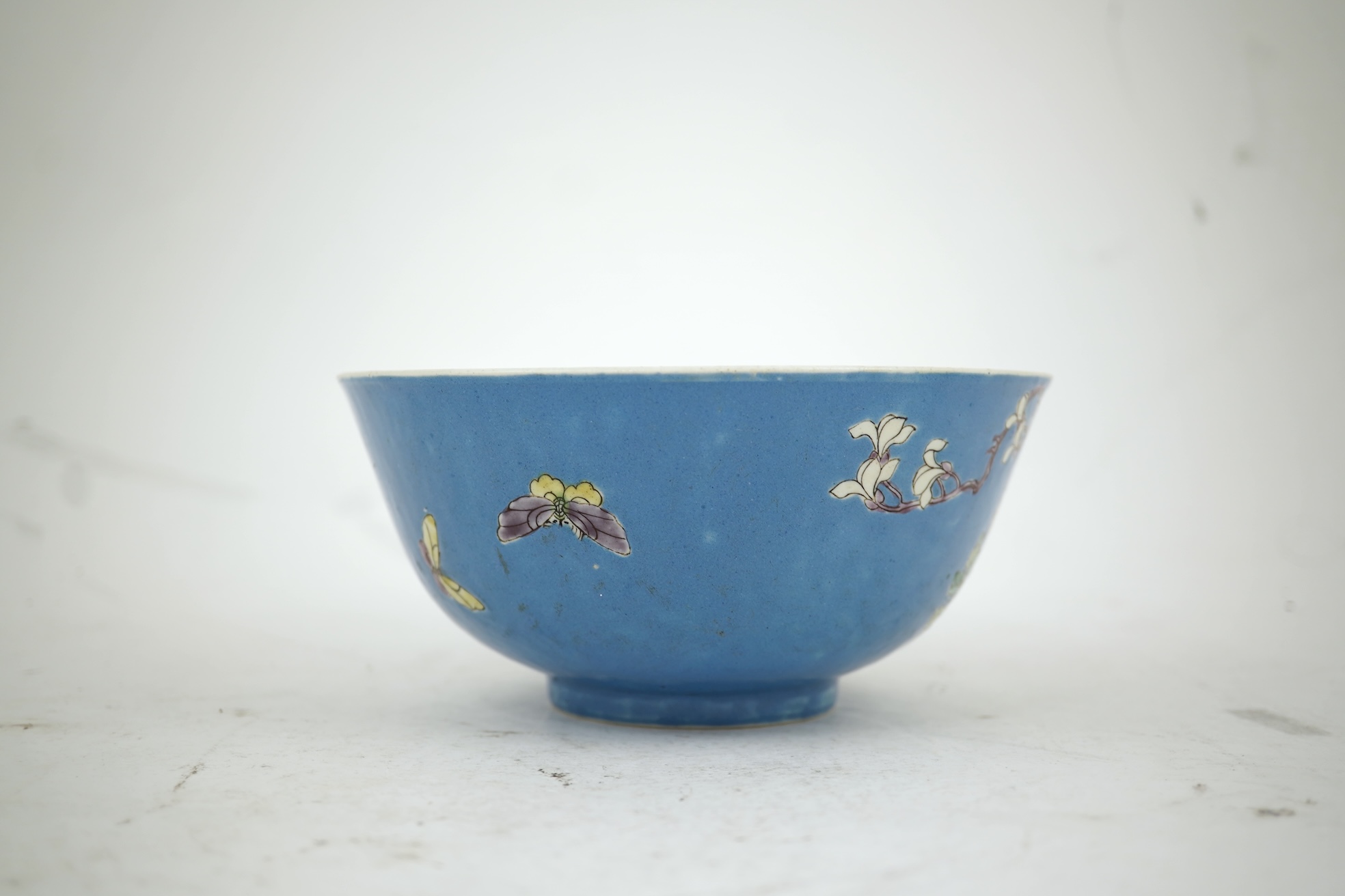 An unusual Chinese famille verte bowl, Guangxu mark, probably Republic Period